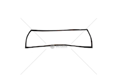 Těsnění zadního okna 67827936