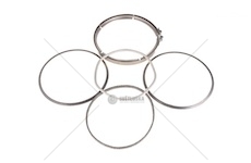 Těsnící kroužek, sběrné výfukové potrubí DPF DAF XF106 DINEX DIN2AL042