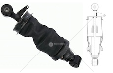 Tlumič pérování kabiny přední o/o s vlnovcem man tga, steyr 0120860_A