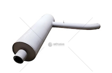 Tlumič výfuku LIAZ skl.boční vývod dvouplášť 8.97