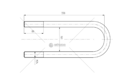 Třmen pera BPW M24*3*101*331 CSY K-AZBP-0022-A