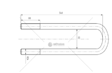Třmen pera KASSBOHRER M24*3*81*340 CSY K-AZKA-0002-A