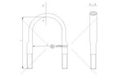 Třmen pera MB M24*91*350 MTX MTX-F005