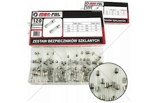 Trubičková, skleněná pojistka, sada 120ks, 5x30mm MAR-POL