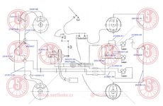 Trubka brzdová Multicar M26 4,75x620 Multicar M26