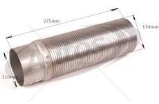 Trubka výfuku přední - pružný díl man tga, f2000 0067744_A