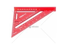 Truhlářský úhelník/trojúhelník 180mm, hliníkový STREND PRO