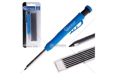 Tužka stavební, tesařská, s pouzdrem a vyměnitelnou tuhou, 2,8mm, tvrdost HB GEKO