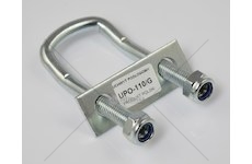 Úchyt do podlahy U 110MM sada pozinkováno  UPO110/G