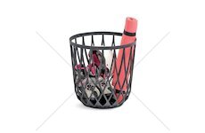 Univerzální koš 39cm UNIQUBO (Barva: Bílá)