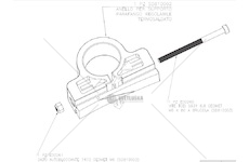Upevnění blatníku regulované do kolejnice DOMAR DL810002