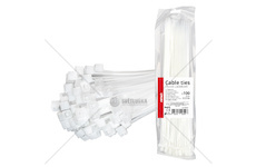 Upínací pásky bílé 3,6 × 300 mm 100 ks. AMIO-04309