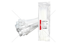 Upínací pásky bílé 4,8 × 300 mm 100 ks. AMIO-04311