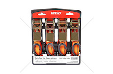 Upínací pásy s ráčnou 700kg 25mm 4,5m 4ks BELT-03