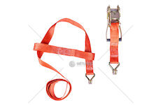 Upínací popruh na kolo 3-bodový s ráčnou 5000kg 50mm 3m AMiO-03317