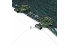 Upínací spona na sítě, tkaniny, zelená BUNGEE CORD CLIPS