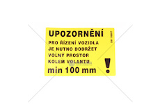 Upozornění 2- štítek 59116687