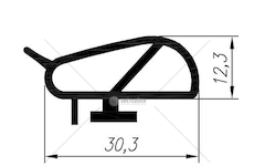 USZCZ.ZABUDOWY ALUM.NACZEPY 30,3*12,3  1548