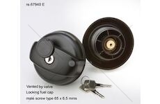 Uzávěr palivové nádrže 65mm uzamykatelný, na závit, plast, iveco daily, e.cargo 0075964_A