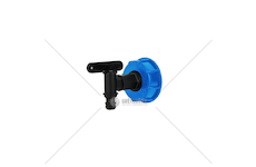 Uzávěr pro kontejner na vodu IBC, vnitřní závit S60x6 s kohoutkem 3/4