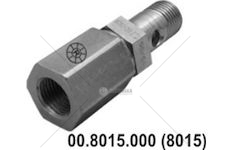 Ventil přebytku paliva MB ACTROS M16*1,5  00.8015.000