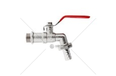 Ventil zahradní, vstup 1/2", výstup 3/4" + hadičník 1/2" - GEKO