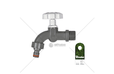 Ventil zahradní závit 3/4" s rychlospojkou WHITE LINE