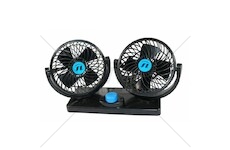 Ventilátor 12V 2x125mm (2x5