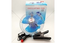 Ventilátor do auta 12V 170mm s klipem