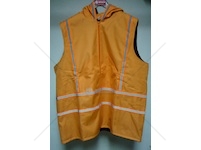 Vesta reflexní oranžová - zateplená s kapucí velikost XL