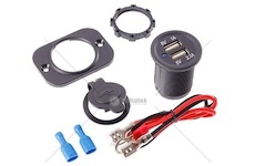 Vestavná nabíječka 2X USB 3.1A 12/24V C63210