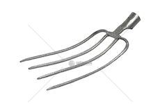 Vidle, 4 hroté, bez násady, černé MAR-POL