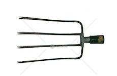 Vidle, 4 hroté, bez násady, zelené MAR-POL