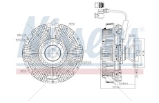 Viskospojka bez ventilátoru pr.290mm daf xf mx11/13 euro 6 od 10.2012 0425758_A