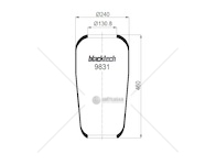 Vlnovec pérování 9831 guma man, volvo, mercedes, bpw - výprodej 0069025_A