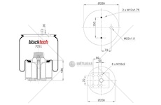 Vlnovec pérování kompletní - plastový zvon bpw typ 30k, rml7051cp, 940mb 0069060_A
