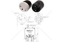 Vlnovec pérování kompletní - plastový zvon ror, mercedes, meritor 0069089_A