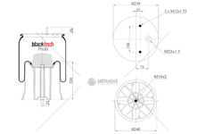 Vlnovec pérování kompletní - plastový zvon saf intraax plus, intradisc plus, saf 2626v 0148825_A