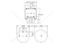 Vlnovec pérování kompletní - plastový zvon schmitz, weweler 0130189_A