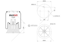 Vlnovec pérování kompletní - plastový zvon zn schmitz, saf 0069095_A