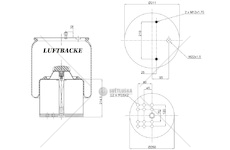 Vlnovec pérování kompletní - železný zvon bpw typ 36-1 0217511_A