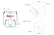 Vlnovec pérování rml75995c7,2 vývody man tga, tgs, tgx 0209253_A
