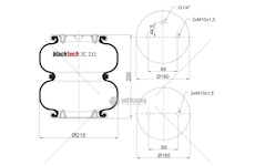 Vlnovec pérování zvedací nápravy schmitz, weweler 0215556_A
