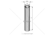 Vlnovec výfuku FI121,5 1MB HOBI 12878