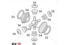 Vložka diferenciálu DAF EURORICA 18170120
