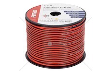 Vodič reproduktoru dvoužilový CCA 2x0.5mm2 100m 2.5A AMiO-04456