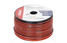 Vodič reproduktoru dvoužilový CCA 2x0.75mm2 100m 3.75A AMiO-04457