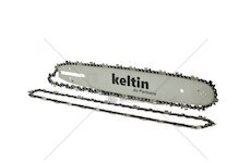 Vodící lišta na řetězové pily a 2 řetězy 14