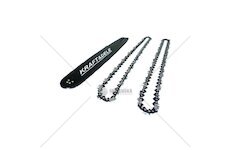 Vodící lišta na řetězové pily a 2 řetězy 40cm 16