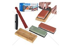 Vodní brusné kameny s příslušenstvím, sada 8 ks - GEKO